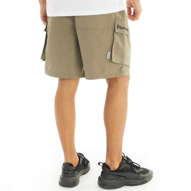 Money Mens Cargo Engineer Shorts Khaki