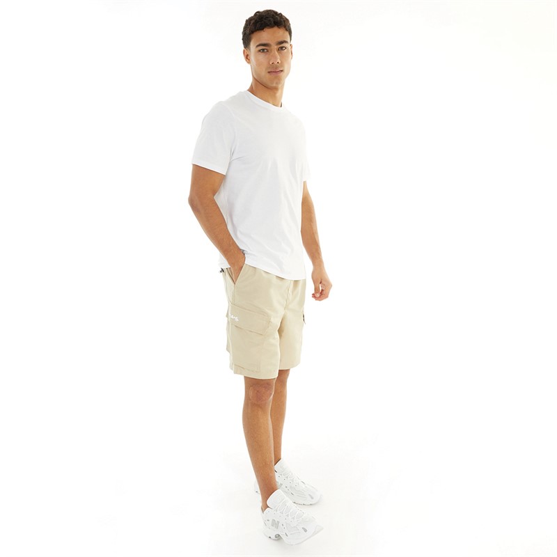 Money Mens Cargo Engineer Shorts Stone