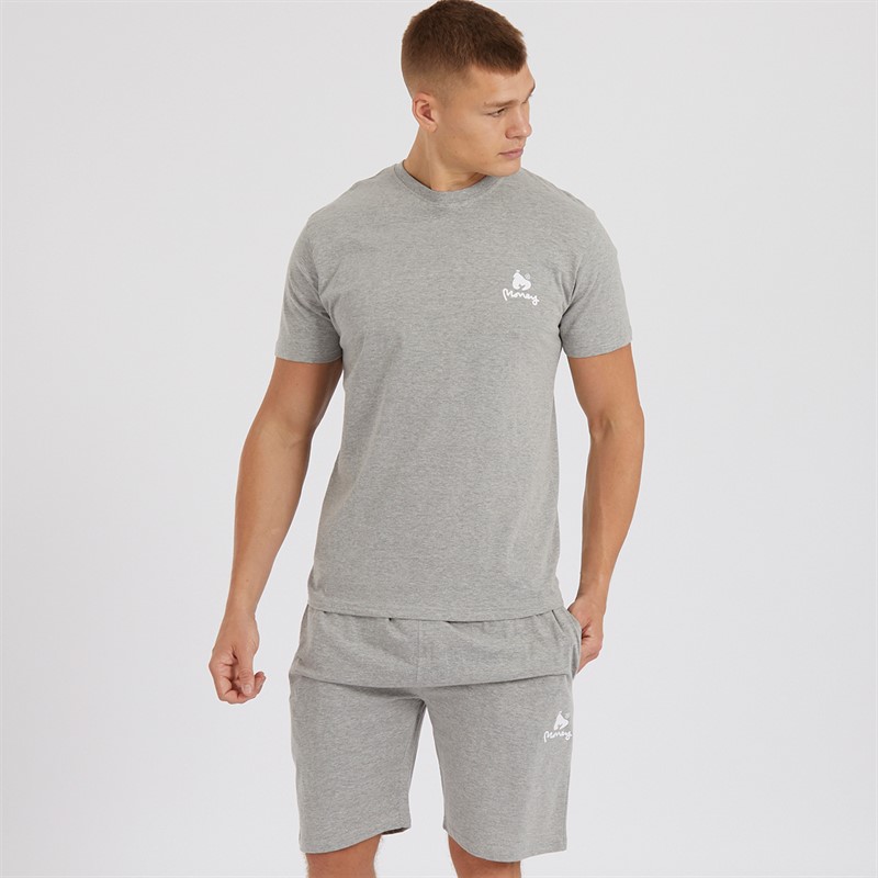 Money Mens Lounger Co-Ord Set Grey