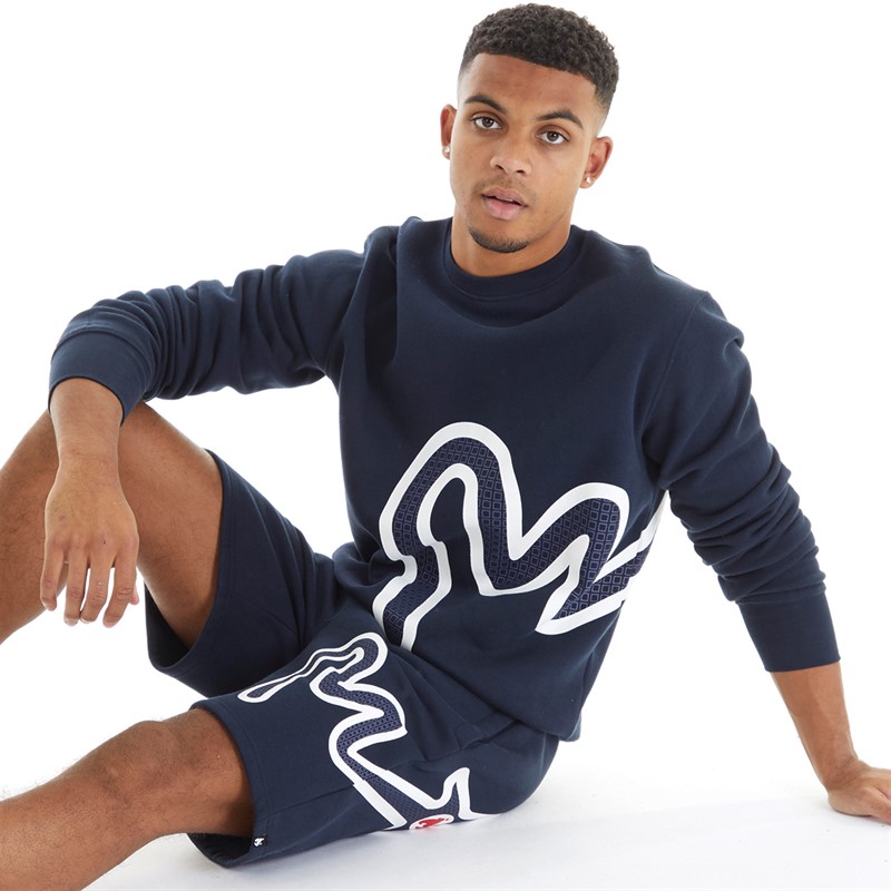 Money Mens Sig Star Co-Ord Set Navy