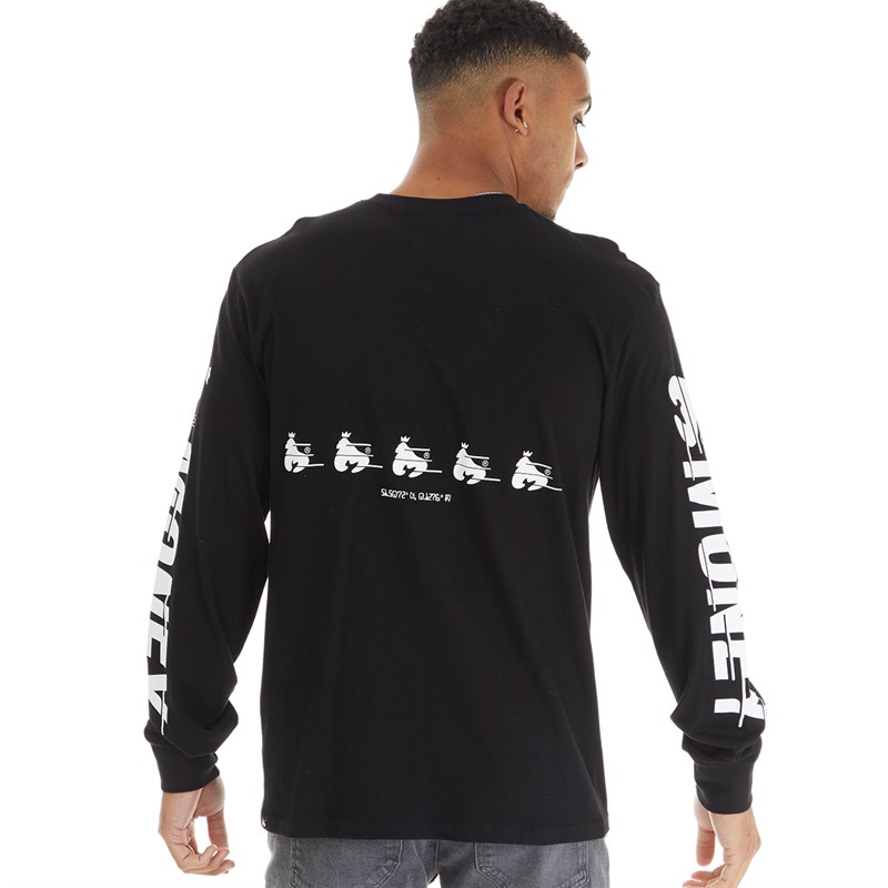 Money Mens Speed Money Long Sleeve Top Black