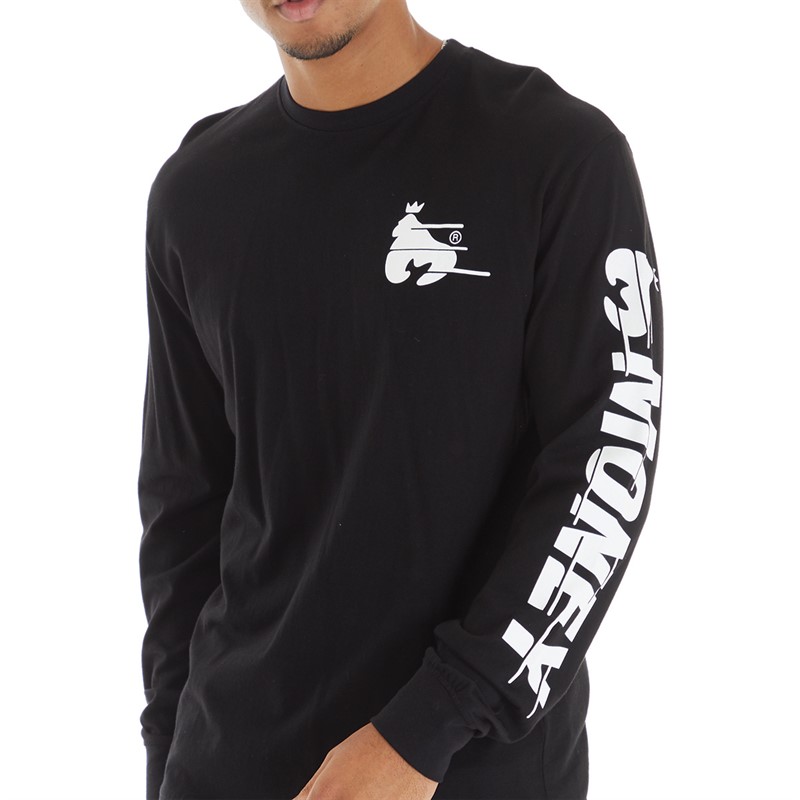 Money Mens Speed Money Long Sleeve Top Black