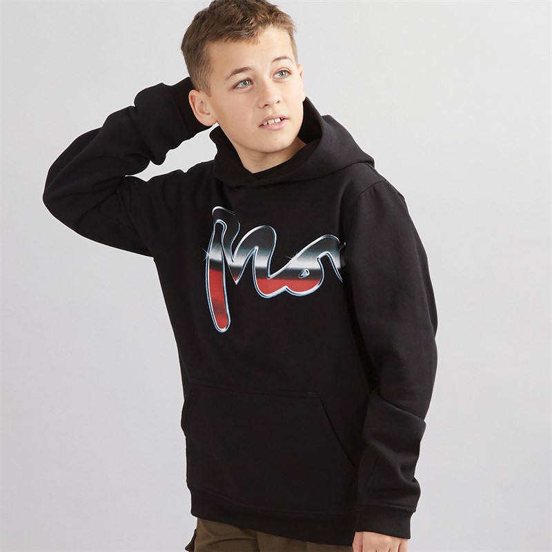 Money Boys Big Sig Hoodie Black - Size 9/10Y