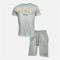 Money Mens College Co-Ord Set Baby Blue