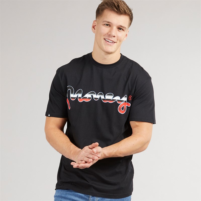 Money Mens Chrome Sig T-Shirt Black