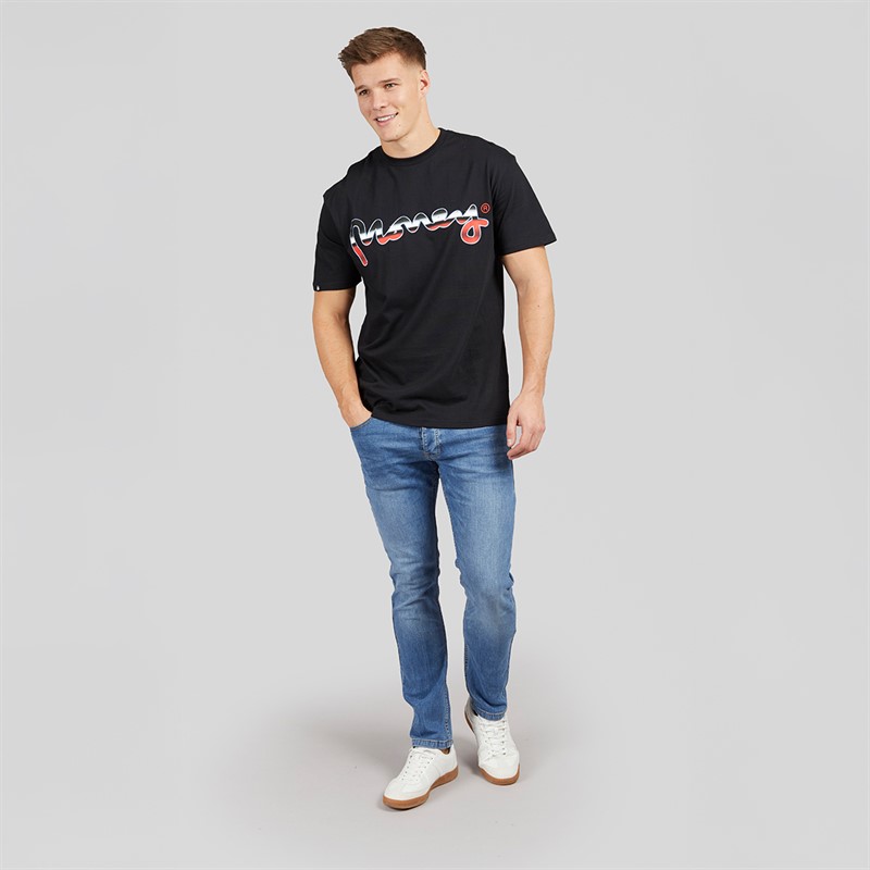 Money Mens Chrome Sig T-Shirt Black