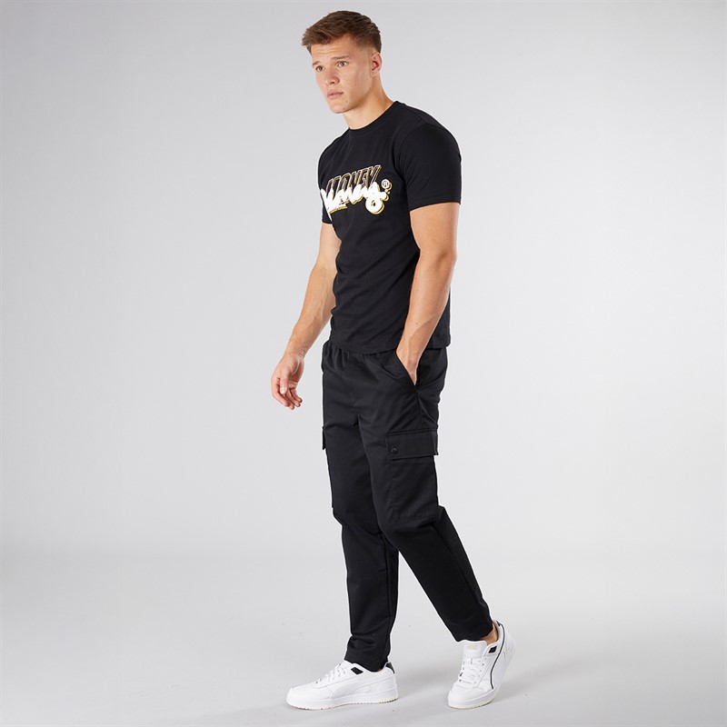 Money Mens Double Money T-Shirt Black