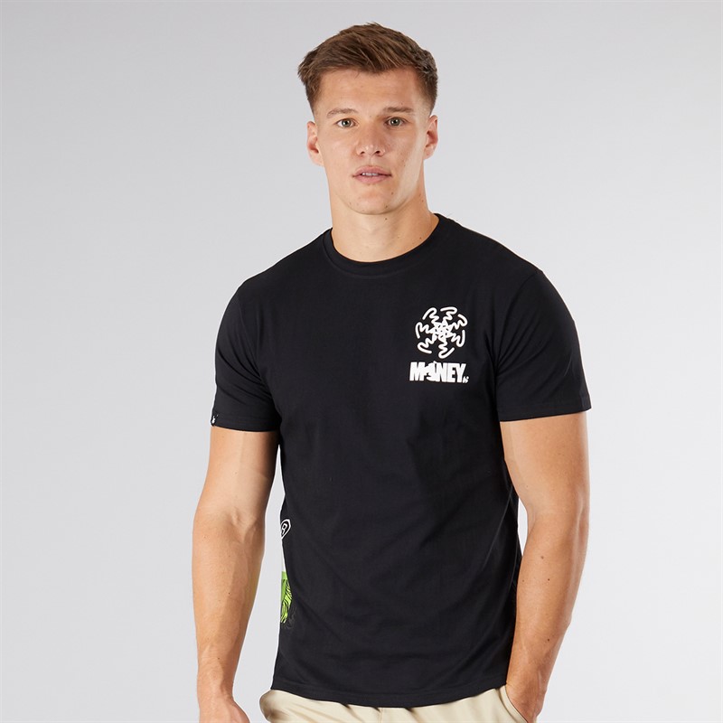 Money Mens Sig Spinner T-Shirt Black