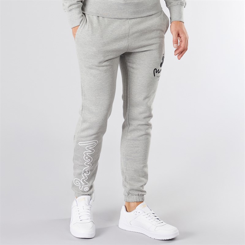 Money Mens Compound Crew Tracksuit Grey Melange