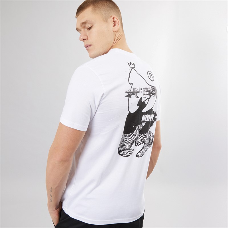 Money Mens Cargo T-Shirt White