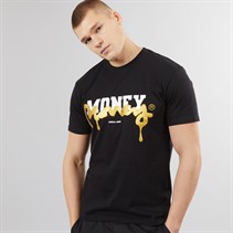 Money Mens Defaced T-Shirt Black