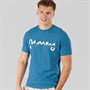 Money Mens Chromo Sig Ape T-Shirt French Blue/Chrome