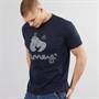 Money Mens Zebra Ape Sig T-Shirt Navy