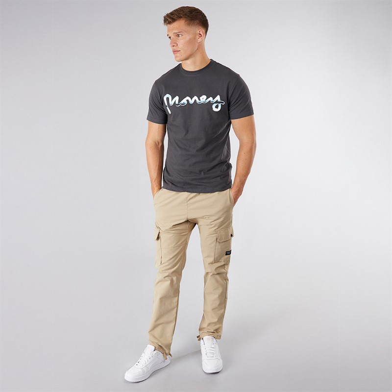 Money Mens Chromo Sig Ape T-Shirt Anthracite/Chrome