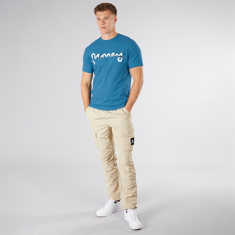 Money Mens Cargo Engineer Pants Stone