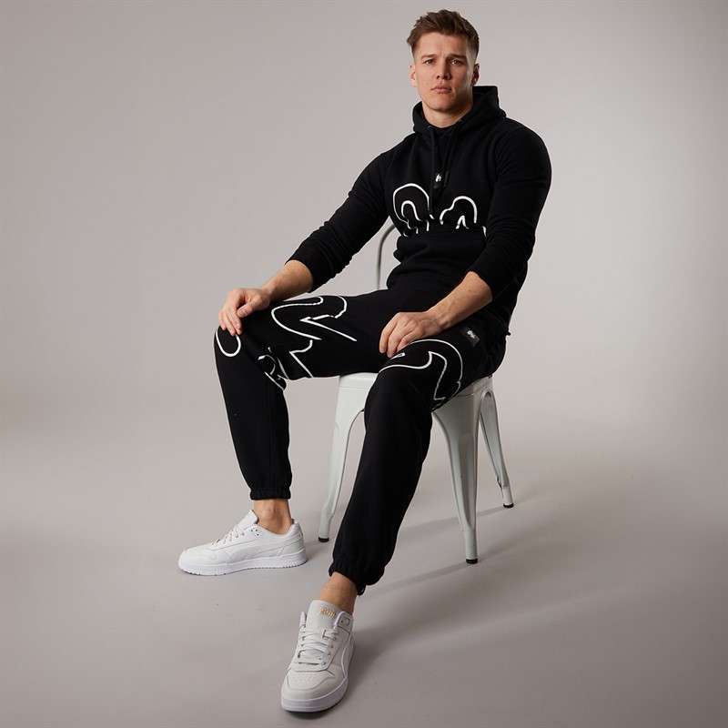Money Mens Hidden Sig Three Piece Tracksuit Black