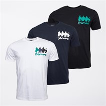 Money Mens Three Pack MNY Trio T-Shirts Black/Navy/White Black/Navy White