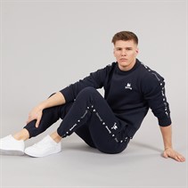 Money Mens Tape Crew Tracksuit Navy
