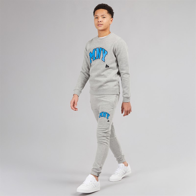 Money Boys State Crew Tracksuit Charcoal
