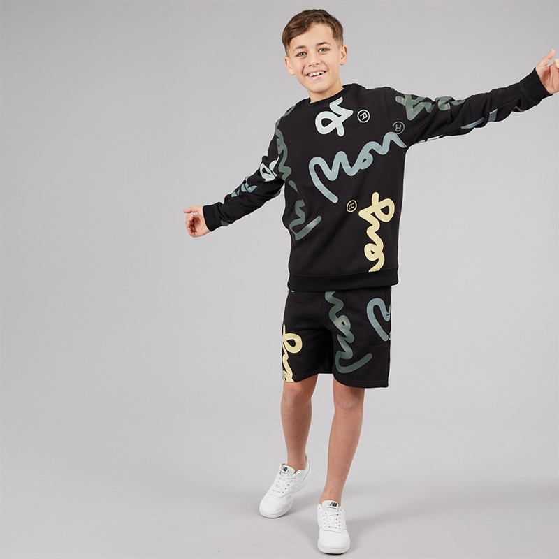 Money Boys Super Sig Crew Sweatshirt Black