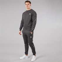 Money Mens Tape Crew Tracksuit Charcoal