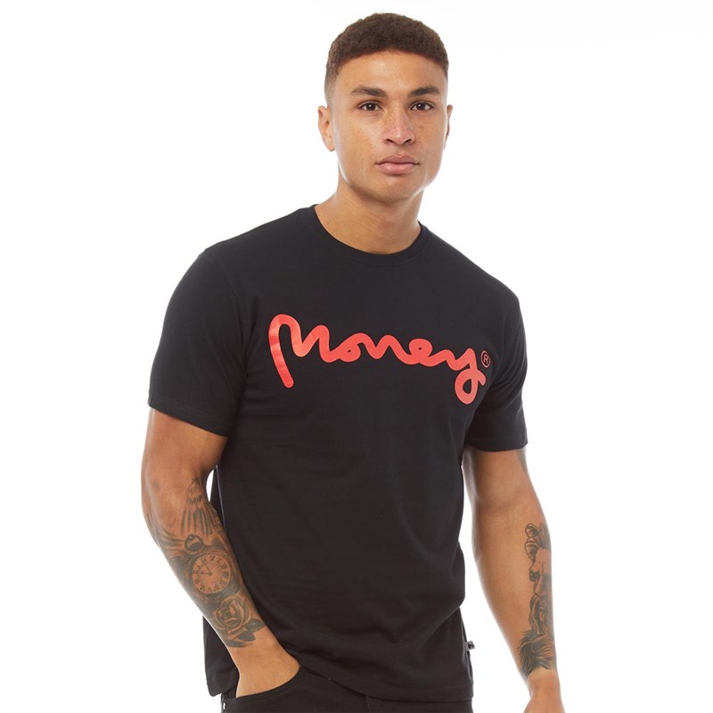 money jumper black and red