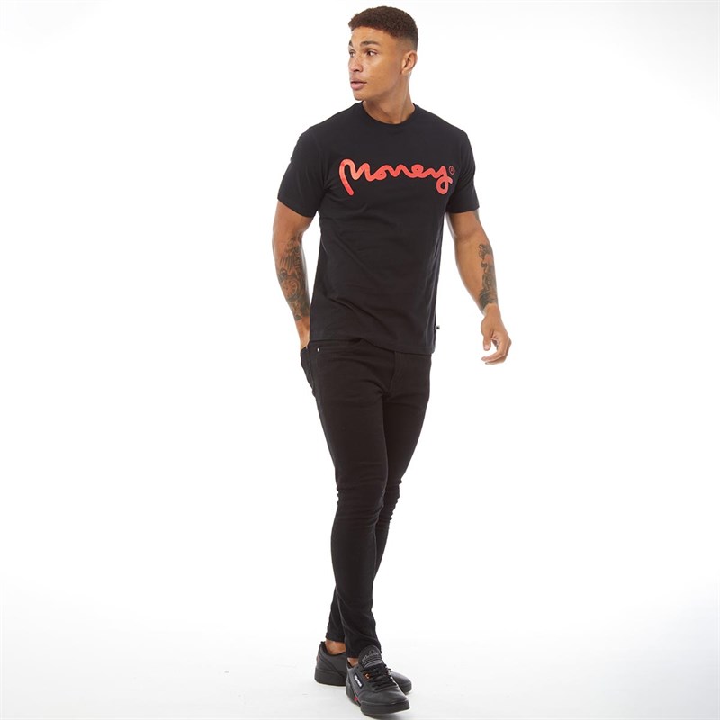 money jumper black and red