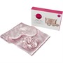 Danielle Womens Full Circle Beauty Silky Satin Pillowcase, Eye Mask And Scrunchie Set Multi