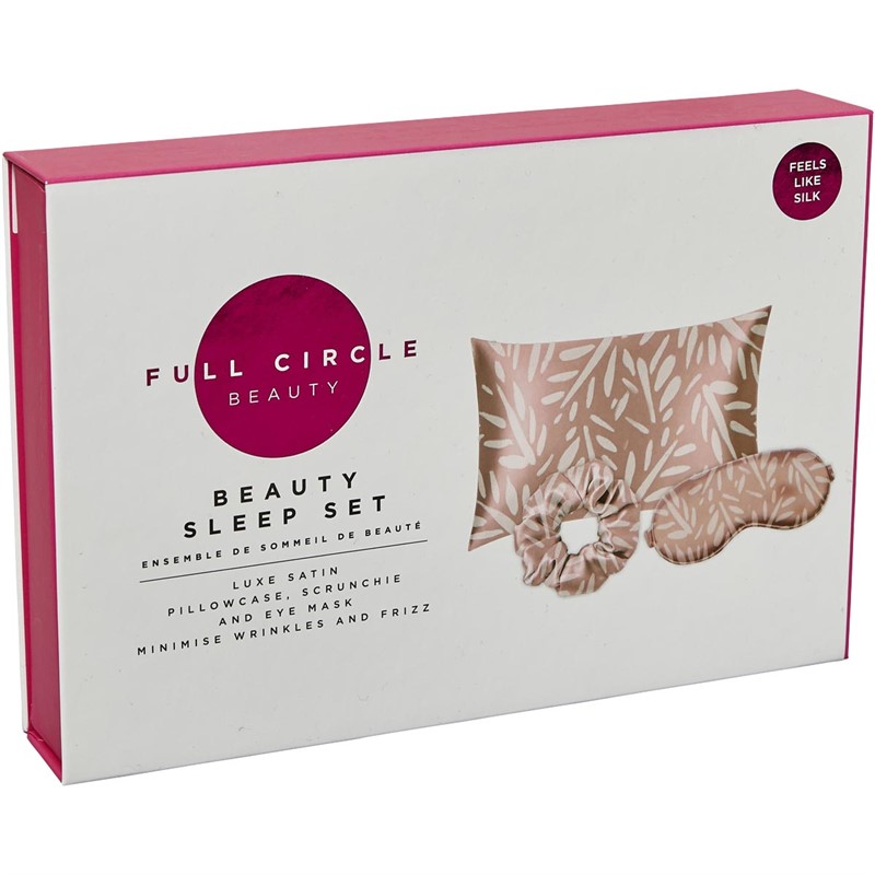 Buy Danielle Womens Full Circle Beauty Silky Satin Pillowcase, Eye Mask