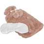 Aroma Home Dame Faux Fur 2L Hot Water Bottle And Cream Eye Mask Gaver Flerfarvet