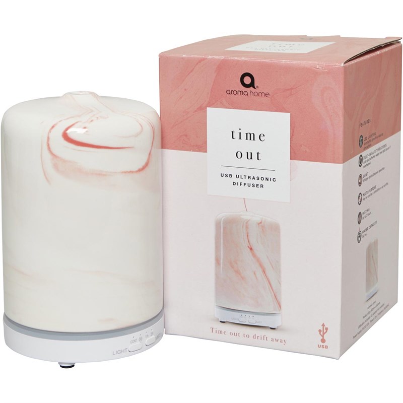 Aroma Home Womens Marble Diffuser USB Multi
