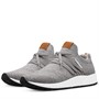 ARKK Copenhagen Dames Raven Wool Sneakers Gemeleerd Grijs
