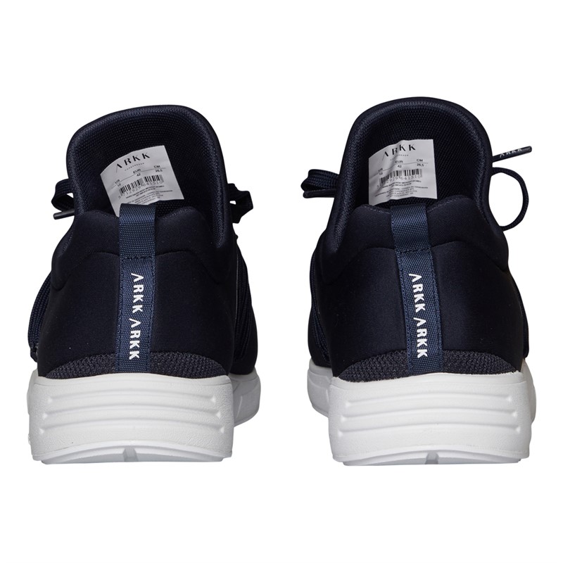 ARKK Copenhagen Womens Raven Mesh Trainers Navy