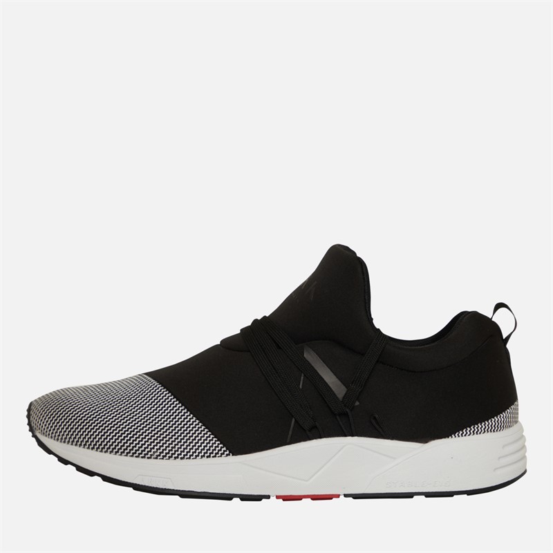 ARKK Copenhagen Mens Raven Mesh Trainers Black/Grey