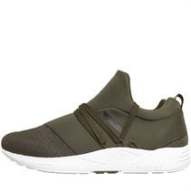 ARKK Copenhagen Mens Raven Mesh Trainers Dark Army/Black