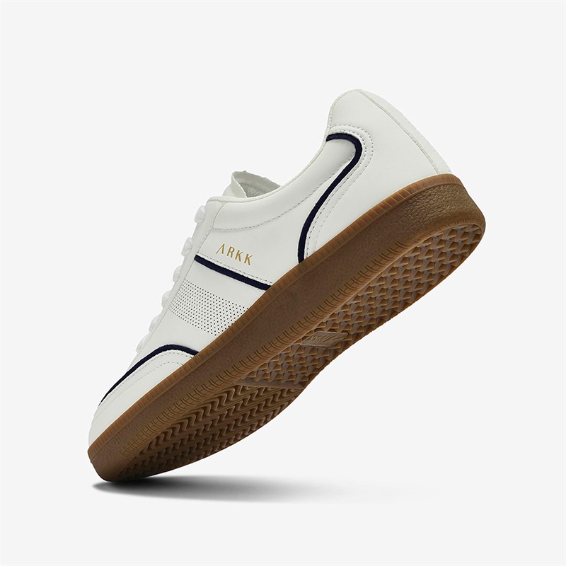 ARKK Copenhagen Baskets City Pace Blanc Brillant/Bleu Marine Bright White Navy