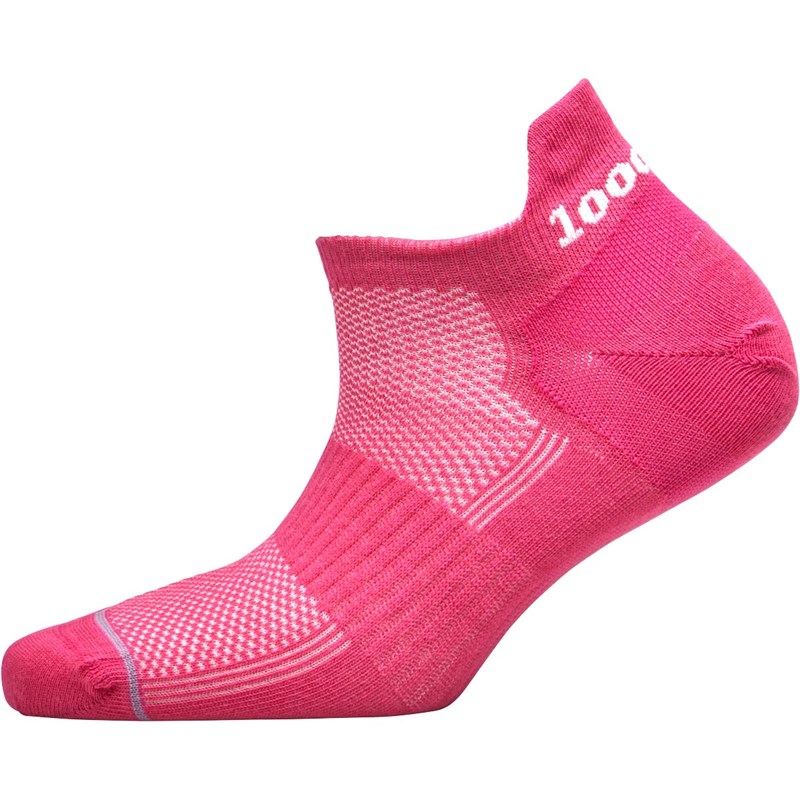 Buy 1000 Mile Womens Ulimate Tactel Trainer Liner Running Socks Hot Pink