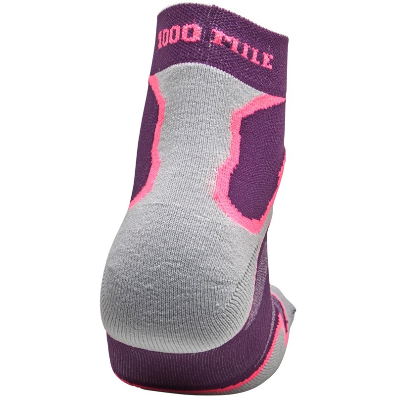 Buy 1000 Mile Womens Fusion Anklet Running Socks Purple