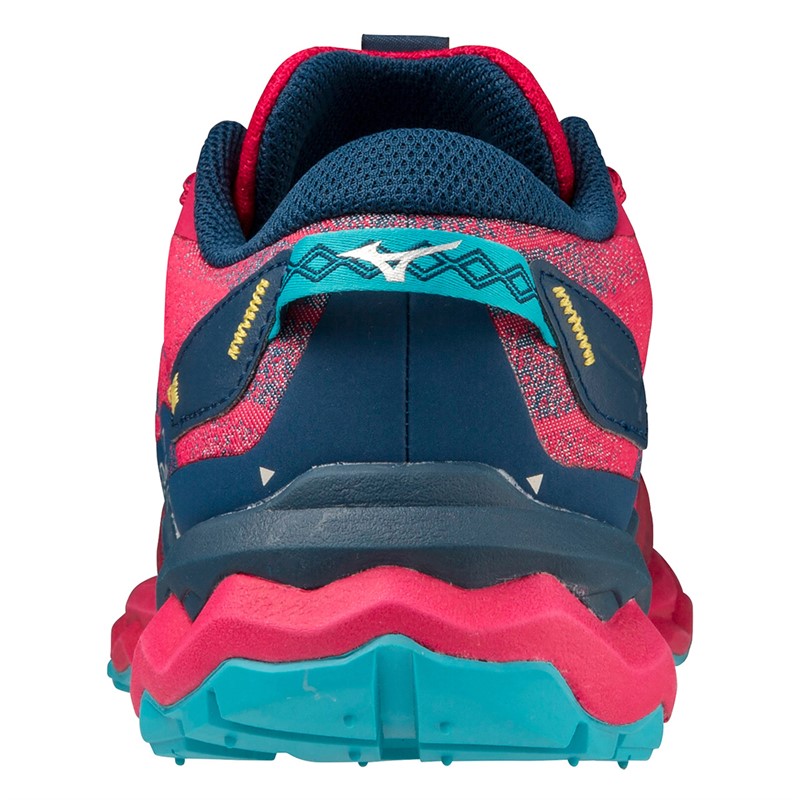 Mizuno Womens Wave Daichi 7 Trail Running Shoes Jazzy/Bluebird/Blue Opal