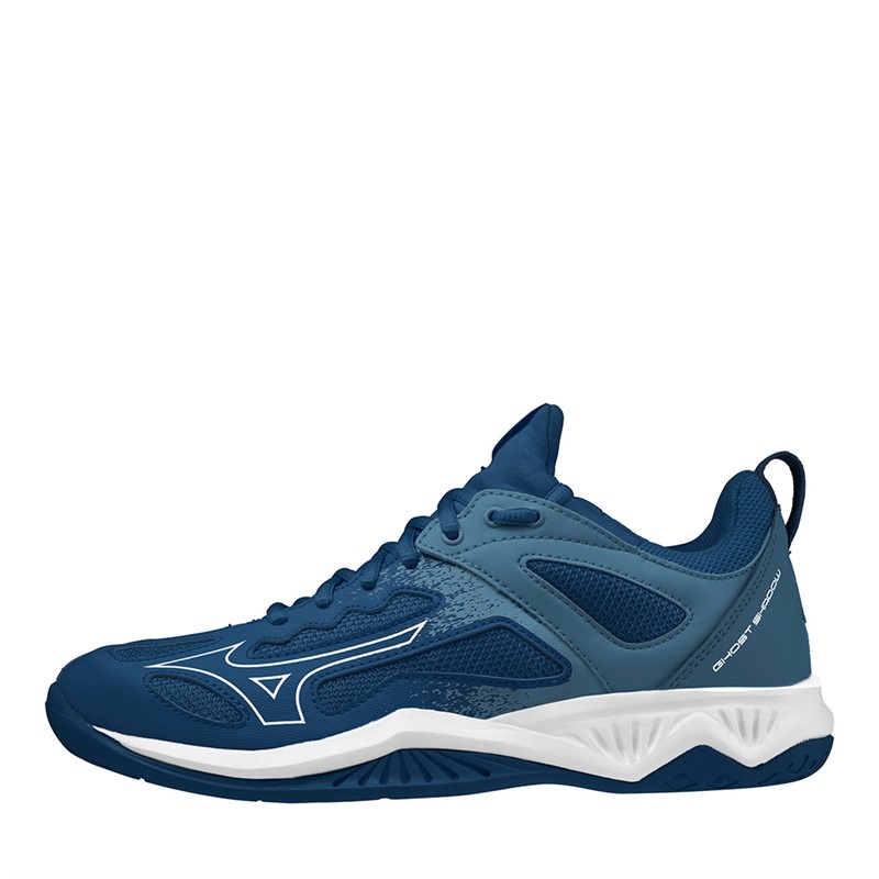 Mizuno Ghost Shadow Indoor Court Shoes Dark Denim/White