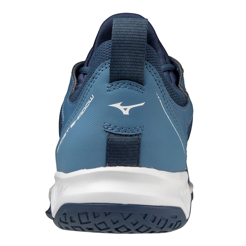 Mizuno Ghost Shadow Indoor Court Shoes Dark Denim/White