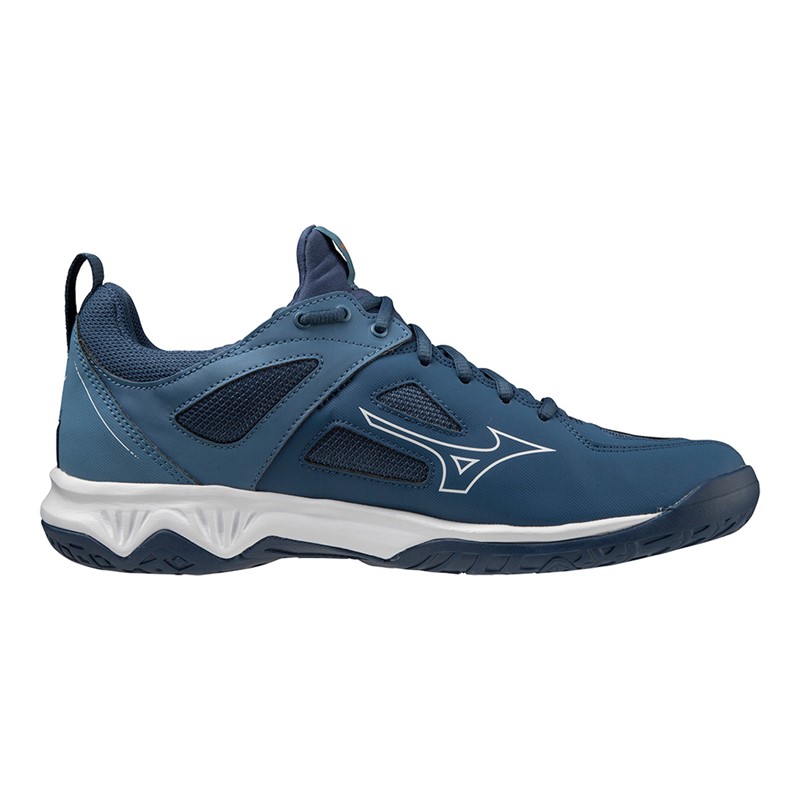 Mizuno Ghost Shadow Indoor Court Shoes Dark Denim/White