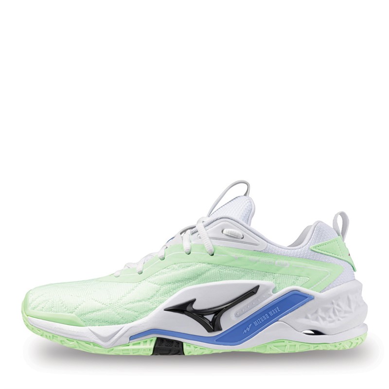 Mizuno Wave Stealth Neo 2 Court Shoes Neo Mint/Black/Frontier Blue - Size 9