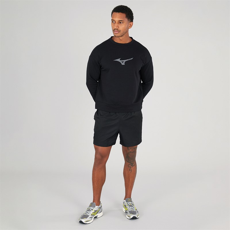 Mizuno Mens Athletics RB Sweatshirt Black