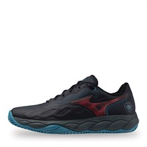 Mizuno Wave Enforce Court Padel Shoes Salute/Hibiscus/Enamel Blue
