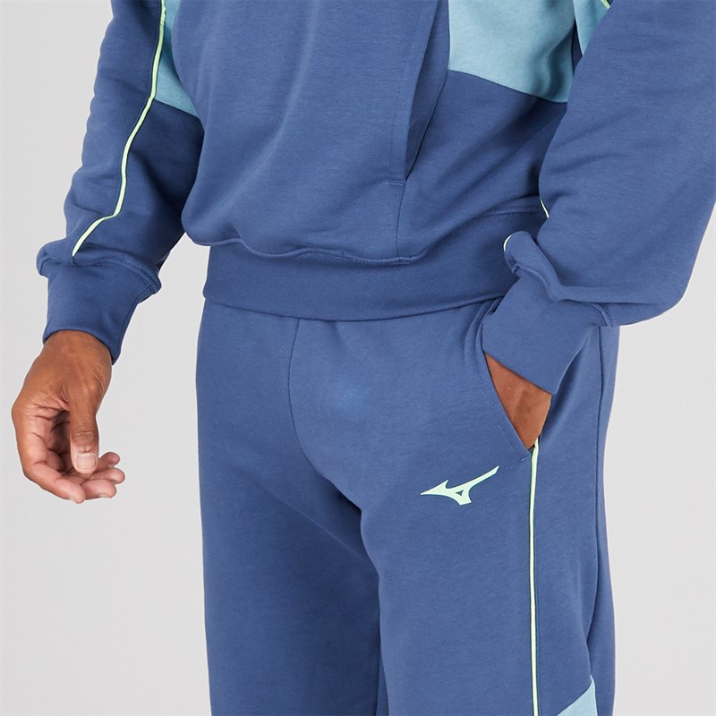 Mizuno Mens Athletics Sweat Pants Vintage Indigo