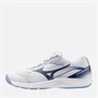 Mizuno Cyclone Speed 5 Volleyball Shoes White/Bellwether Blue/Bel Air Blue