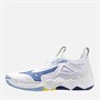 Mizuno Wave Momentum 3 Court Shoes White/Bellwether Blue/Bel Air Blue