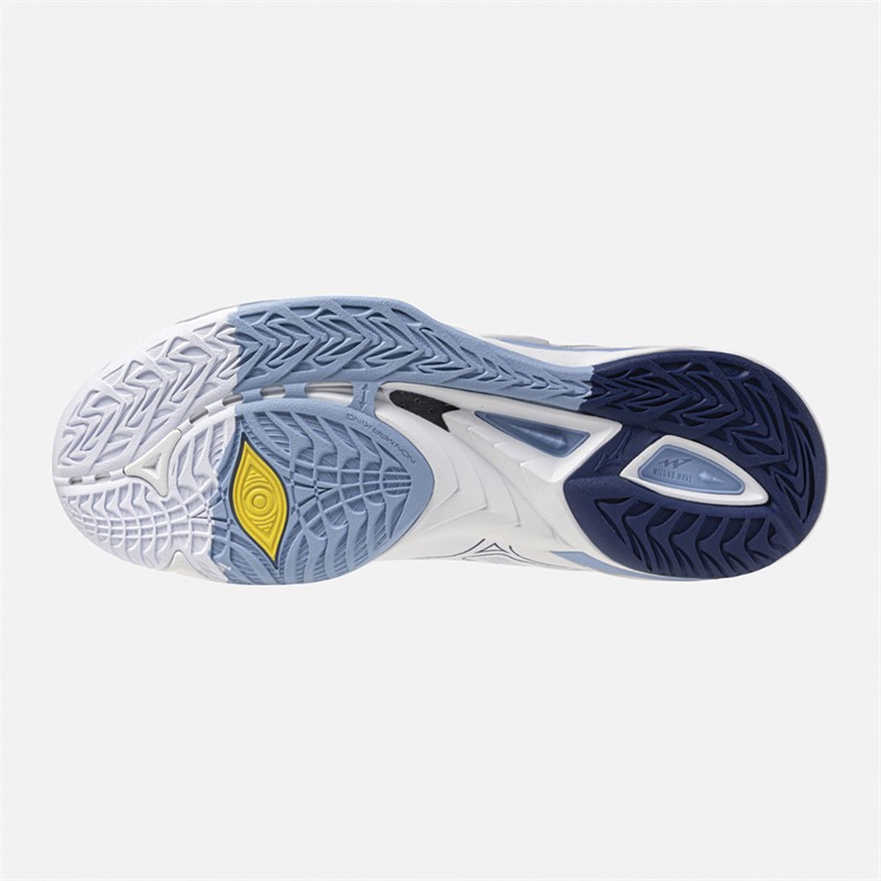 Mizuno Wave Mirage 5 Court Shoes White/Bellwetherblue/Bel Air Blue