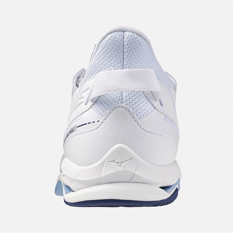 Mizuno Wave Mirage 5 Court Shoes White/Bellwetherblue/Bel Air Blue
